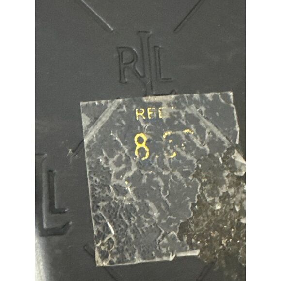 Ralph Lauren Women Blue Thong Slingback Wedge Sandals Size 8 - Picture 7 of 7